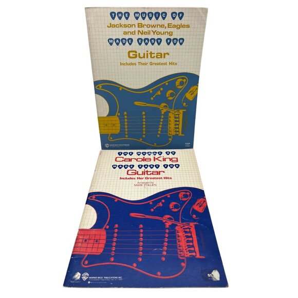 Carole King Jackson Browne Eagles Neil Young Easy Guitar Songbooks - Picture 1 of 10